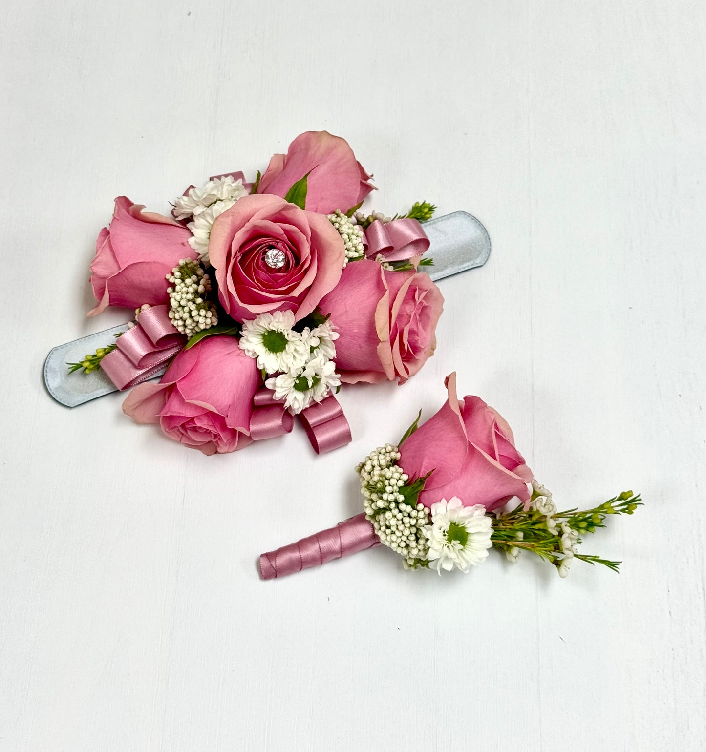 Corsage & Boutonniere Set