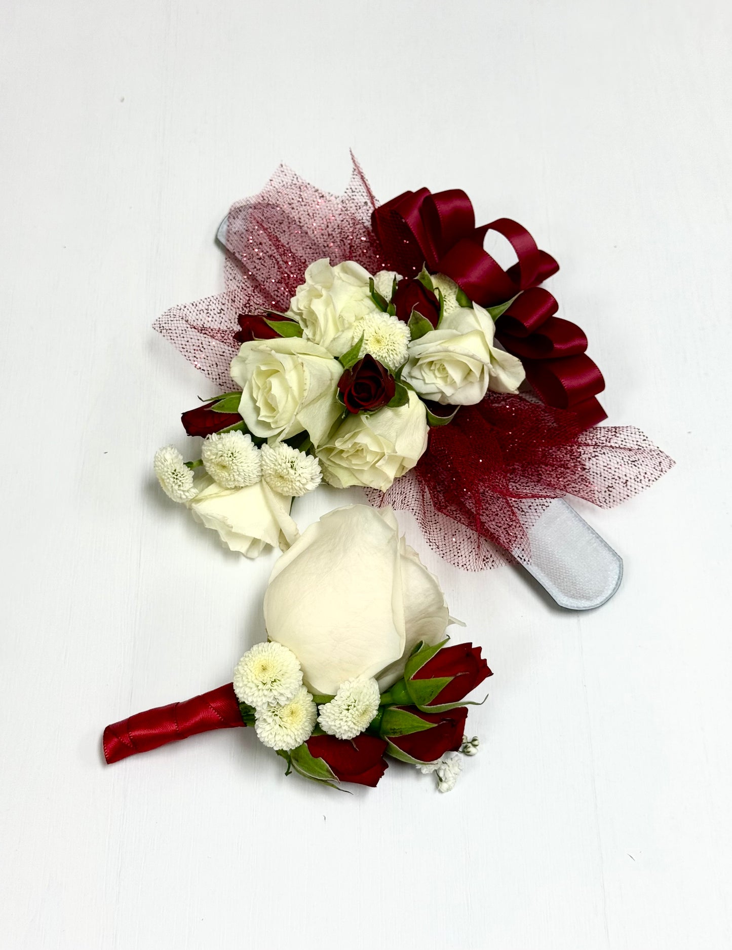 Corsage & Boutonniere Set